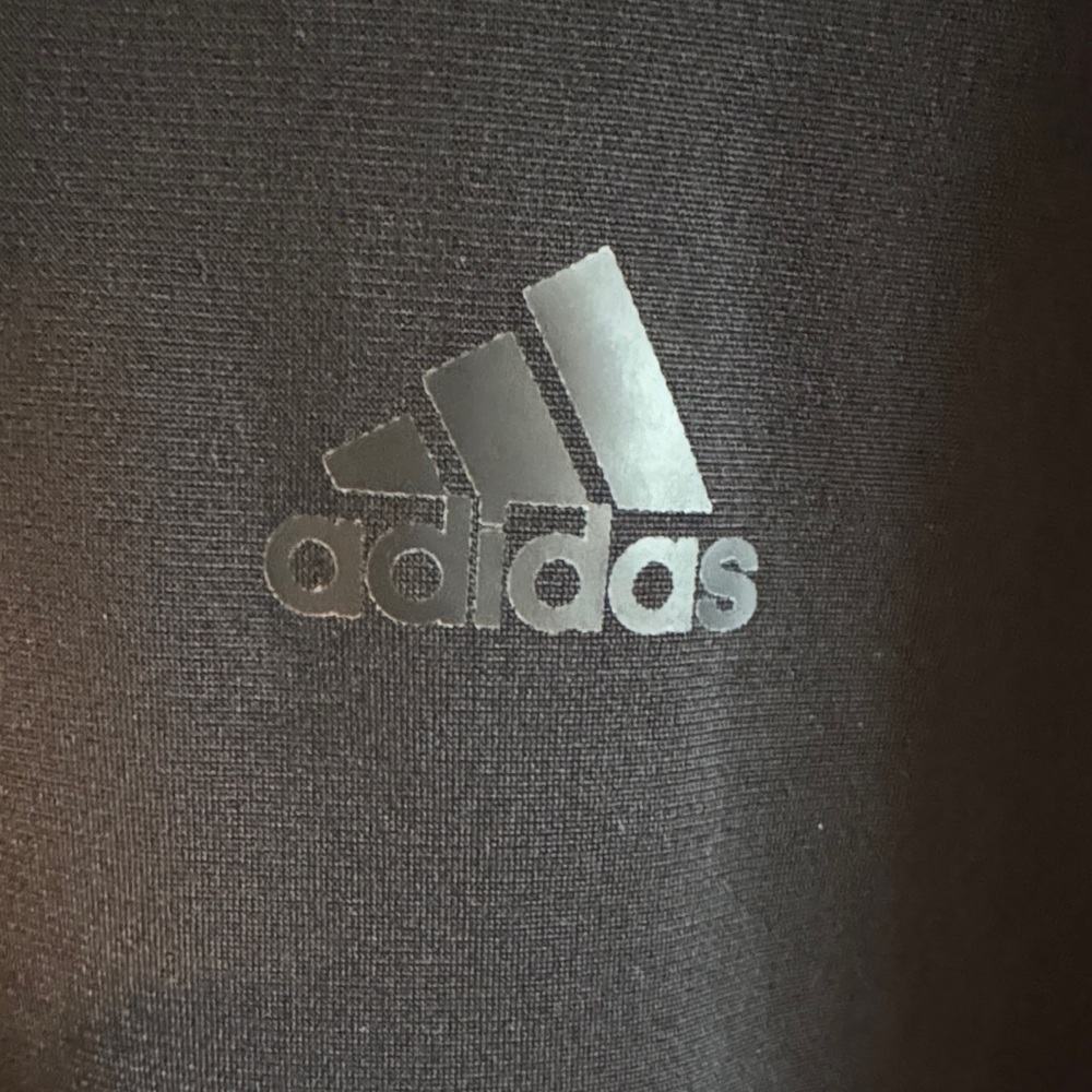 adidas Black Essentials Warm-Up 3-strips Track Jacket Size Large - Picture 4 of 7